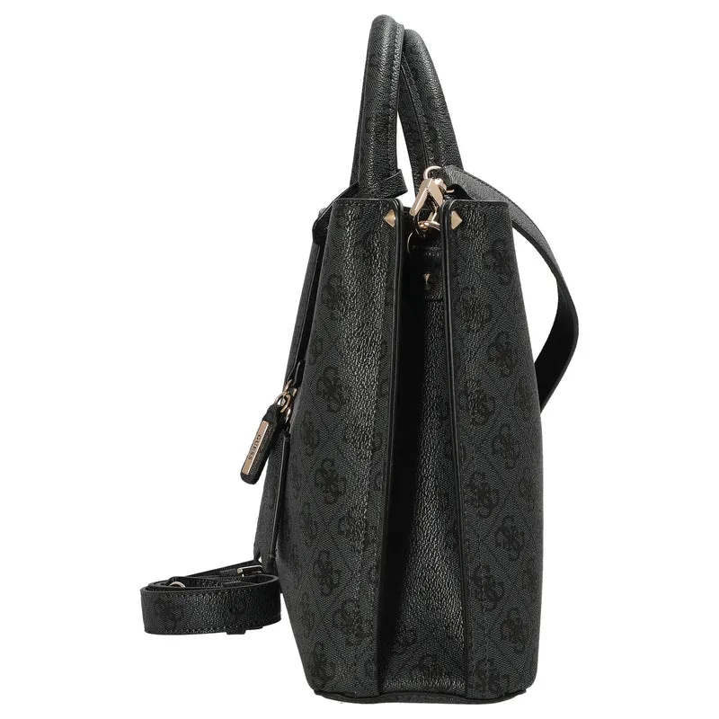 Guess Meridian II Girlfriend - Bolso de mano 30 cm (coal logo)