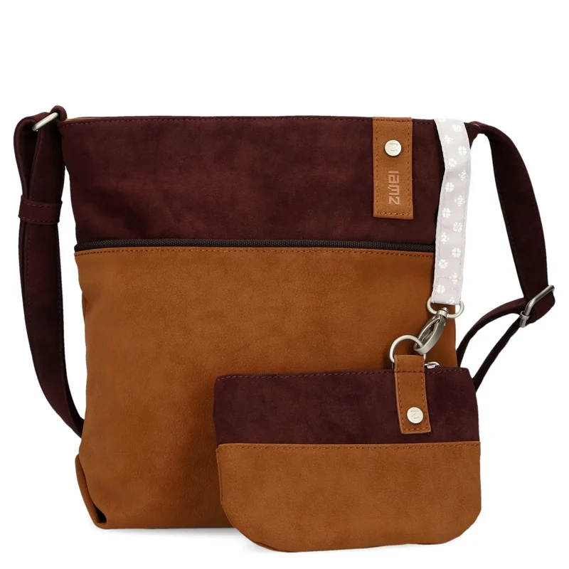 zwei Jana J10 - Bolso de hombro 29 cm (nubuk-cognac)