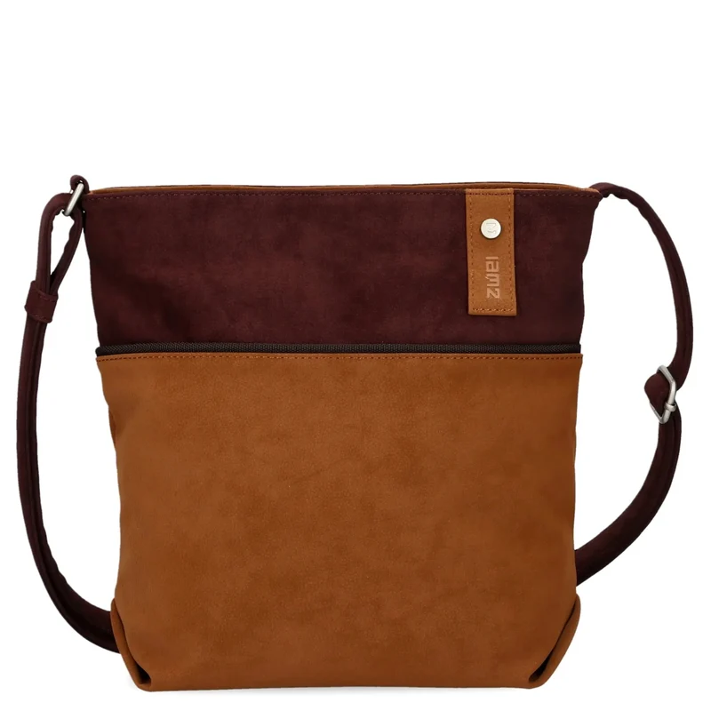 zwei Jana J10 - Bolso de hombro 29 cm (nubuk-cognac)