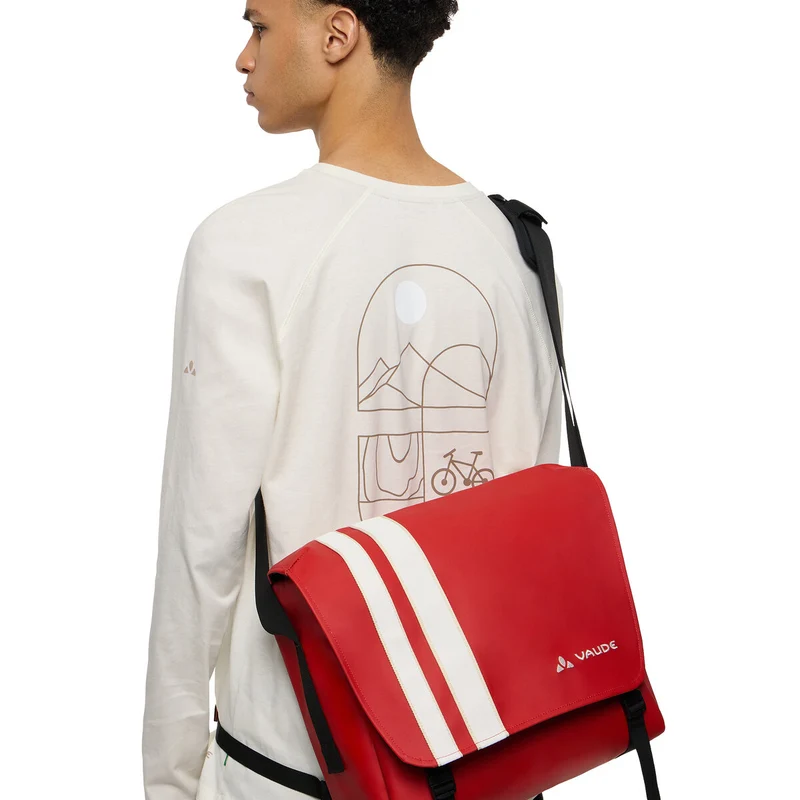 Vaude Aguni Messenger - Bolso bandolera 13" 36 cm (red)