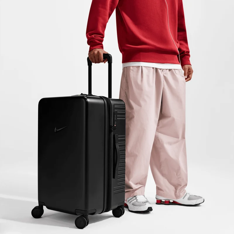 Nike Medium Checked Luggage - Trolley de 4 ruedas 66 cm (black)