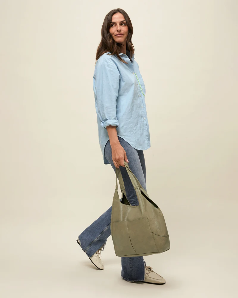 Karanfil bolso de hombro con neceser extraíble