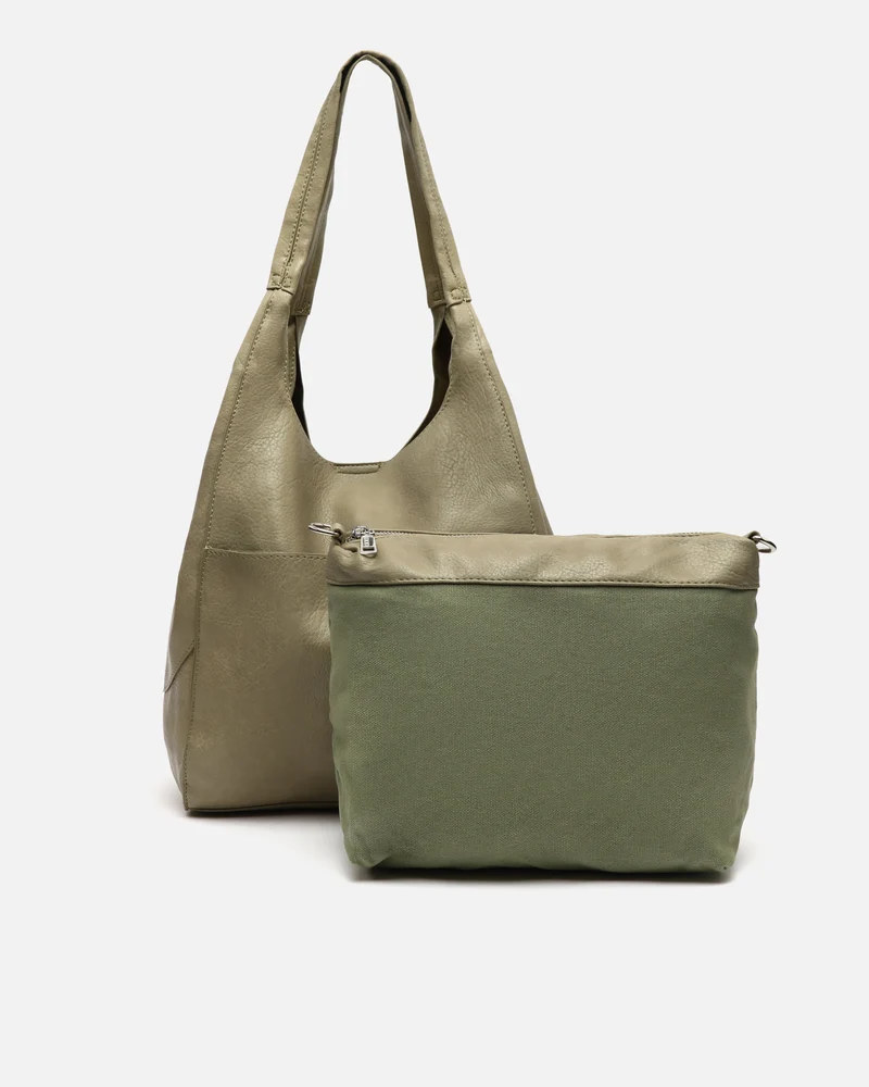 Karanfil bolso de hombro con neceser extraíble