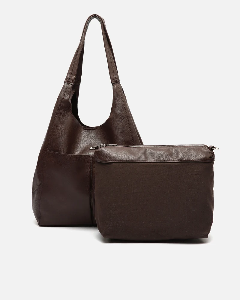 Karanfil bolso de hombro con neceser extraíble