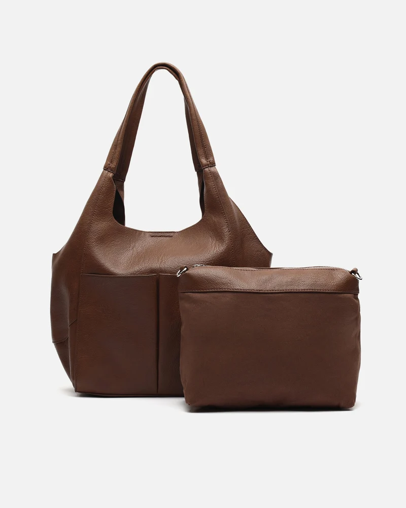 Karanfil bolso de hombro con neceser extraíble