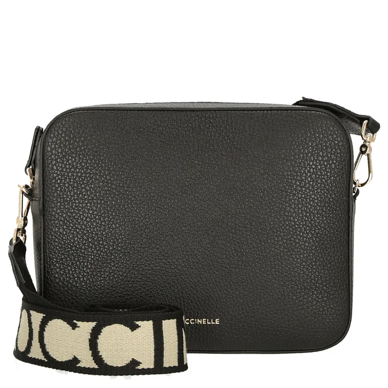 Coccinelle Tebe - Bolso bandolera 21 cm (black)