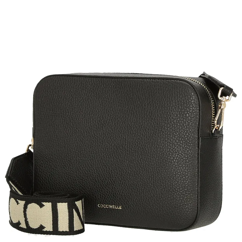 Coccinelle Tebe - Bolso bandolera 21 cm (black)