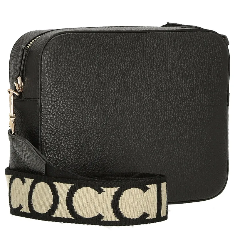 Coccinelle Tebe - Bolso bandolera 21 cm (black)