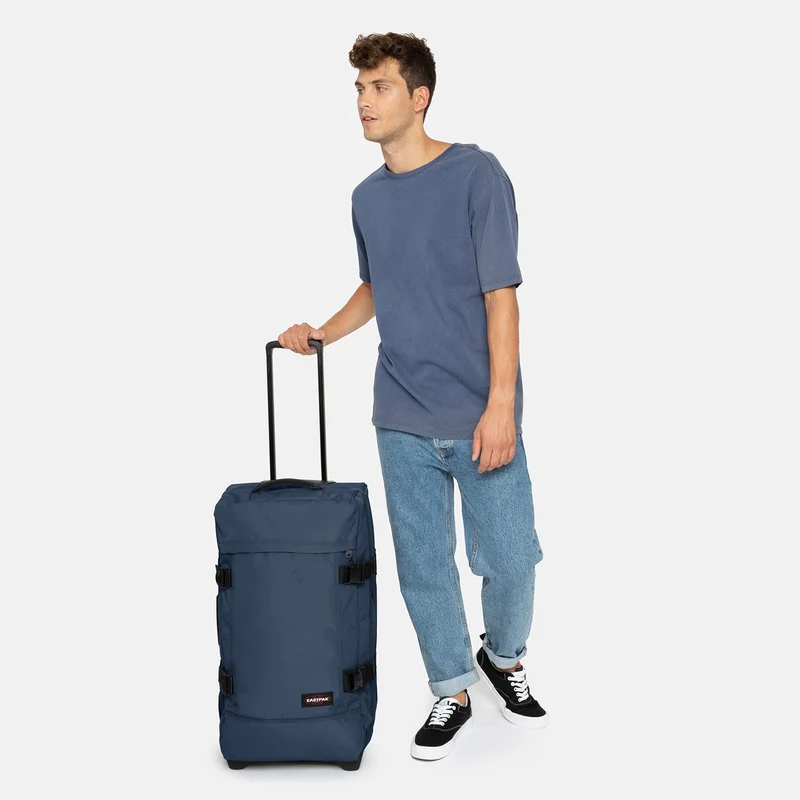 Eastpak Tranverz M 78 - Bolsa de viaje con ruedas 67 cm (sunday grey)