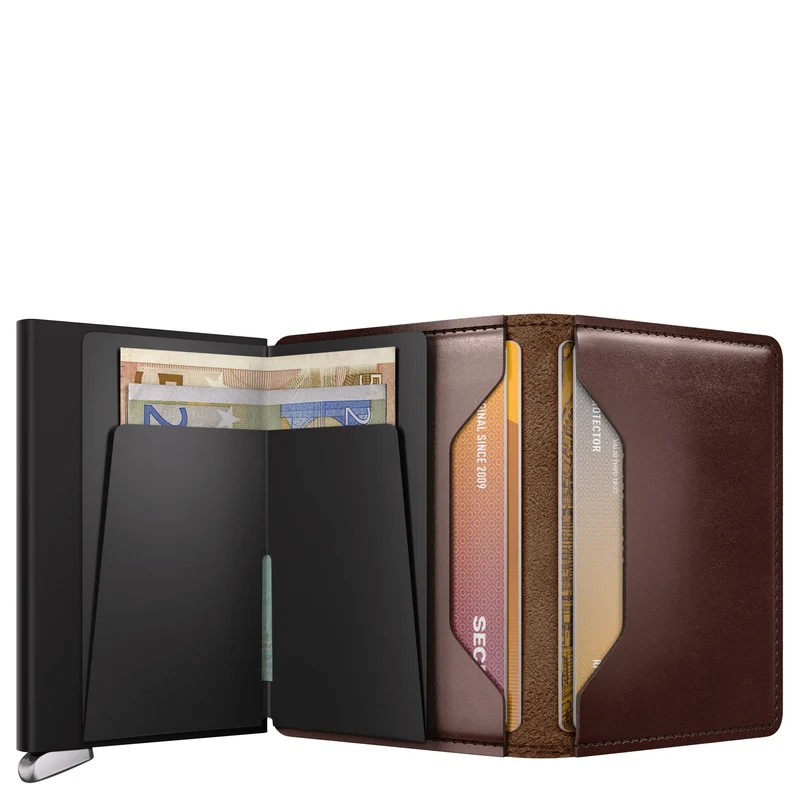 Secrid Dusk Slimwallet - Cartera 10.2 cm RFID (dark brown+)