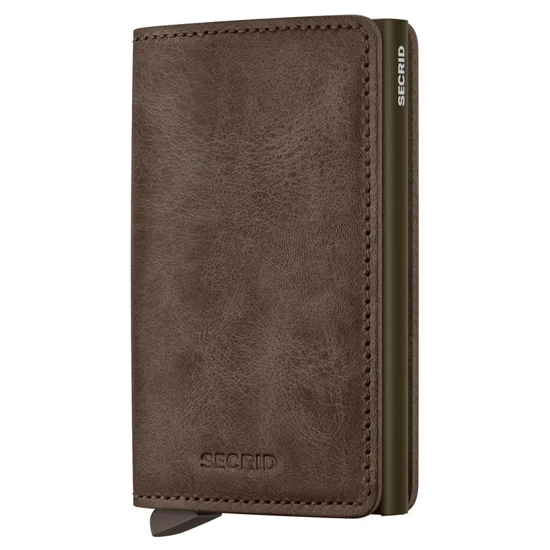 Secrid Vintage Slimwallet - Cartera RFID 6.8 cm (oak)