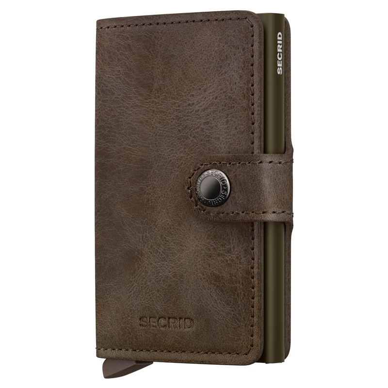 Secrid Vintage Miniwallet - Cartera RFID 6.5 cm (oak)