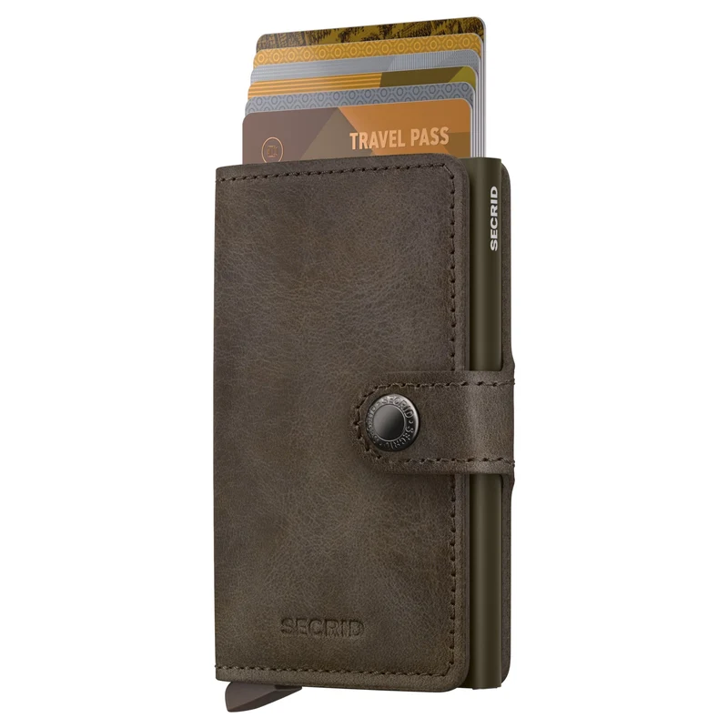 Secrid Vintage Miniwallet - Cartera RFID 6.5 cm (oak)