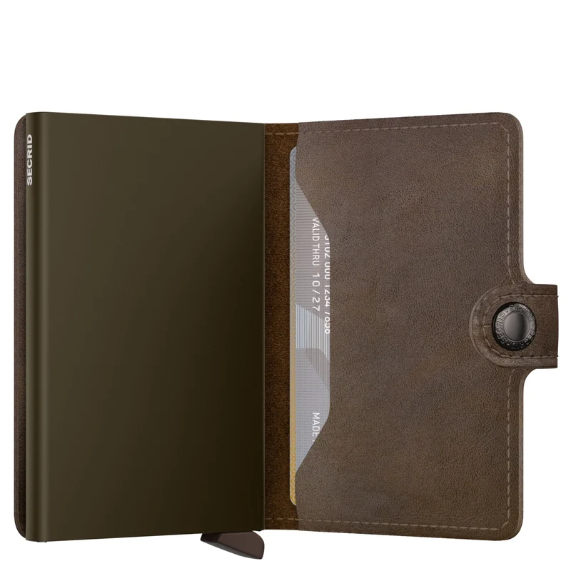 Secrid Vintage Miniwallet - Cartera RFID 6.5 cm (oak)