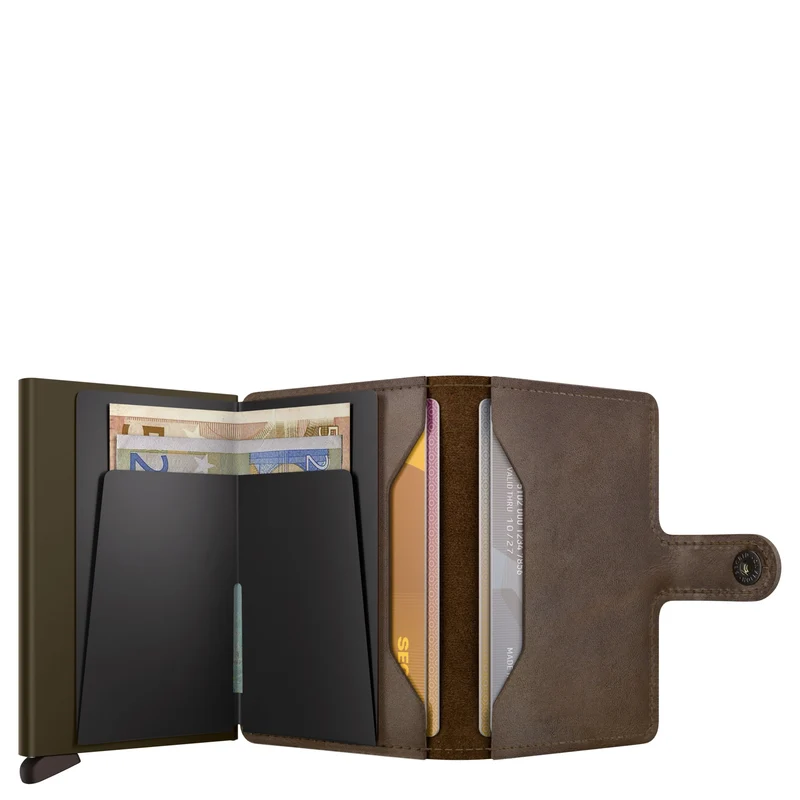 Secrid Vintage Miniwallet - Cartera RFID 6.5 cm (oak)