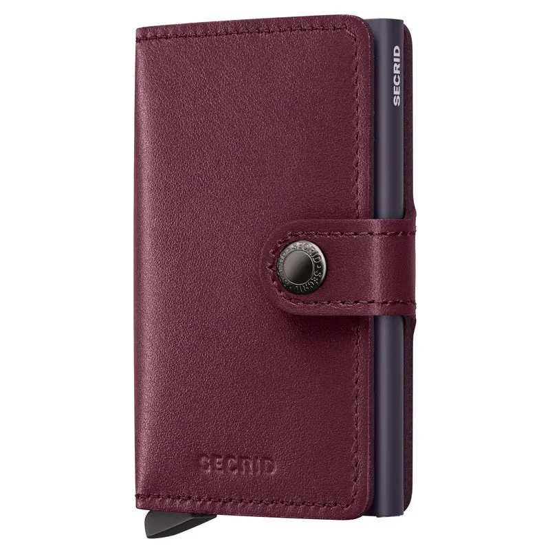 Secrid Original Miniwallet - Cartera RFID 6.5 cm (cranberry)
