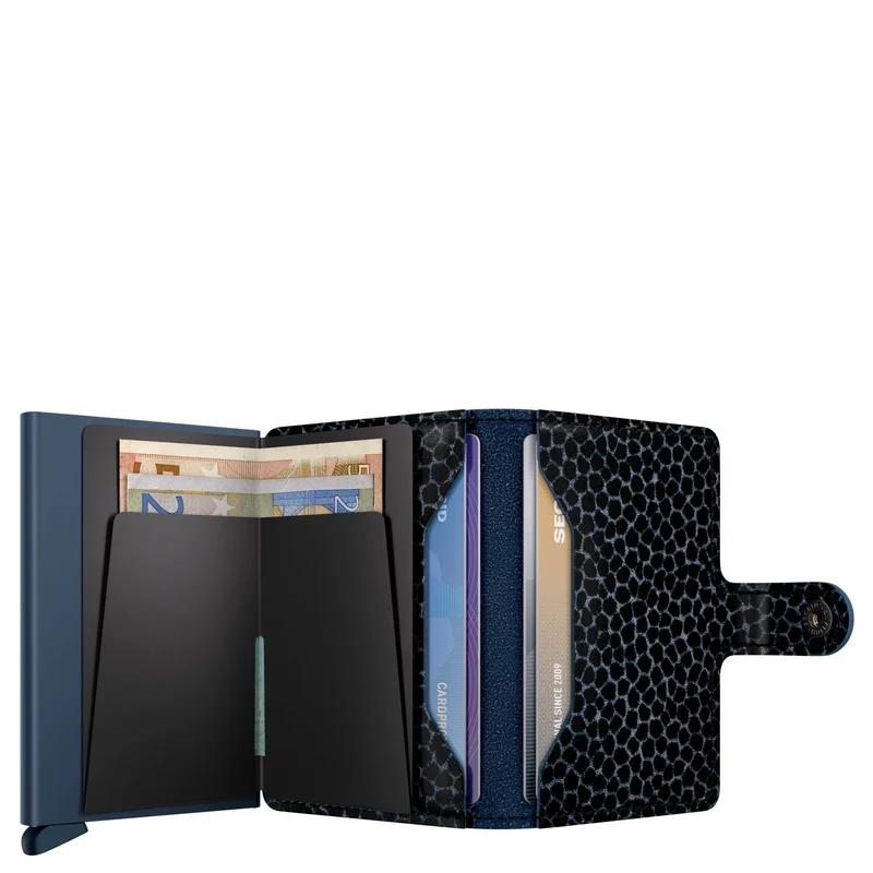 Secrid Miniwallet Giraffina - Cartera 6cc 10.2 cm RFID (blue)