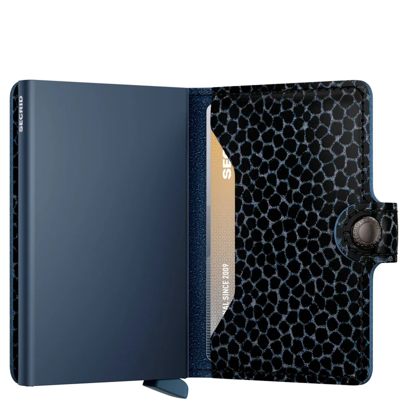 Secrid Miniwallet Giraffina - Cartera 6cc 10.2 cm RFID (blue)