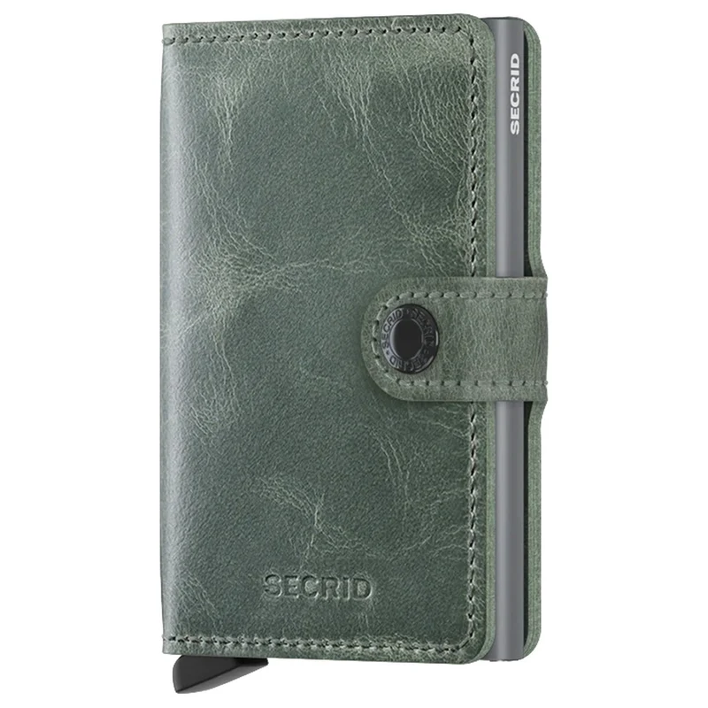 Secrid Vintage Miniwallet - Cartera RFID 6.5 cm (sage)