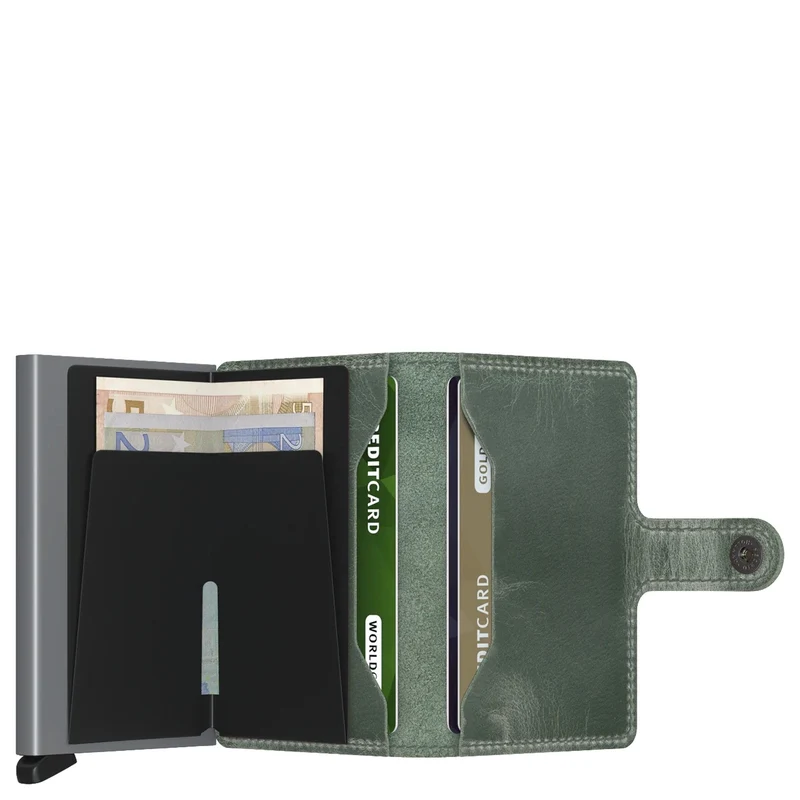 Secrid Vintage Miniwallet - Cartera RFID 6.5 cm (sage)