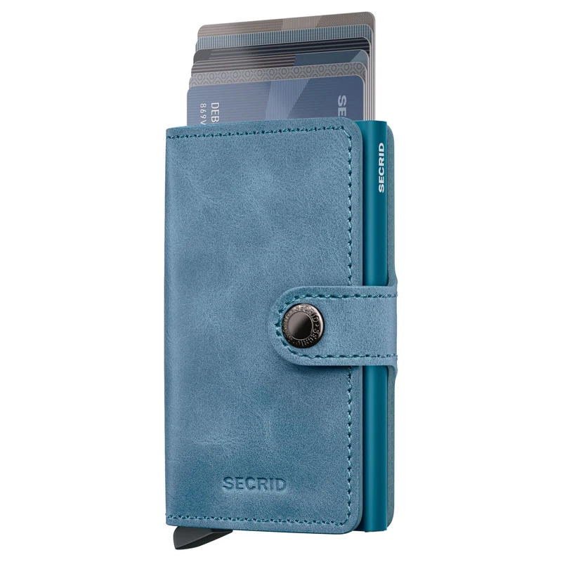Secrid Vintage Miniwallet - Cartera RFID 6.5 cm (teal)