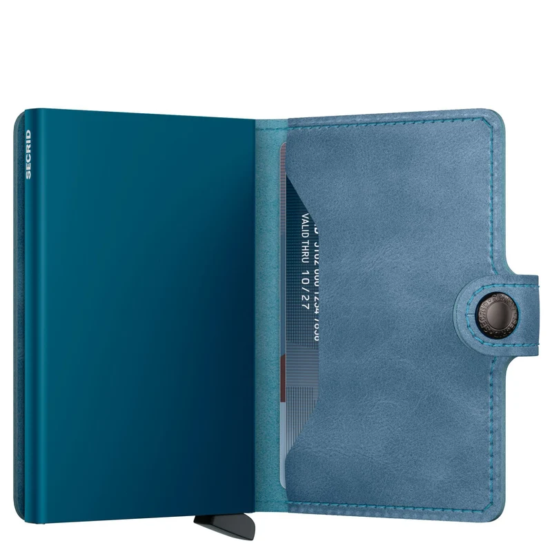 Secrid Vintage Miniwallet - Cartera RFID 6.5 cm (teal)