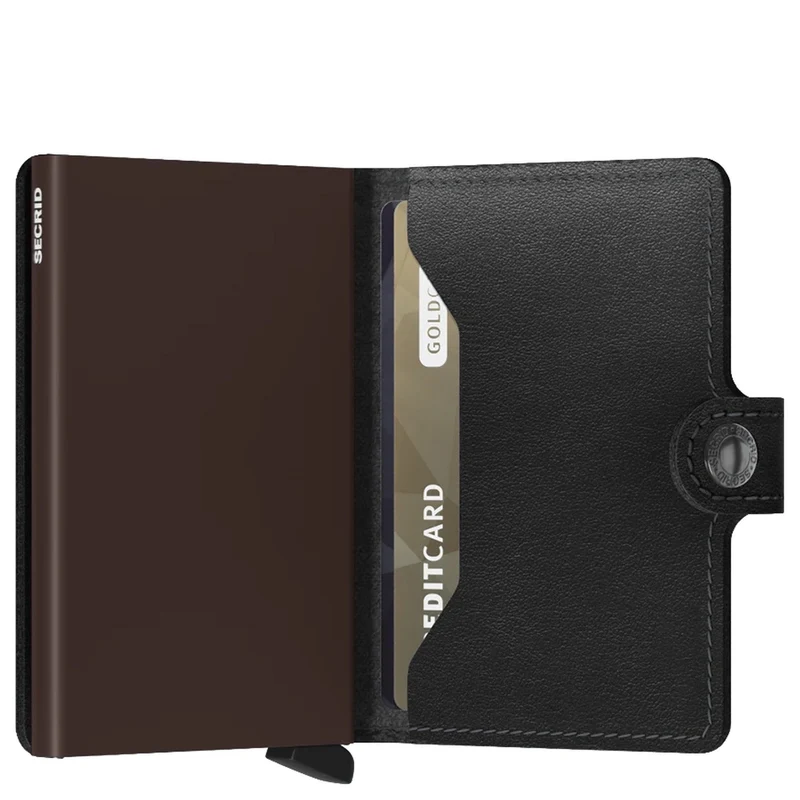 Secrid Original Miniwallet - Cartera RFID 6.5 cm (black-brown)