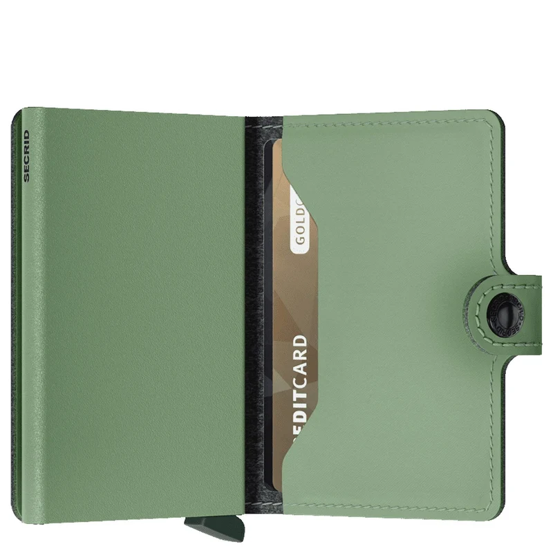 Secrid Yard Miniwallet - Cartera RFID 6.5 cm (powder pistachio)