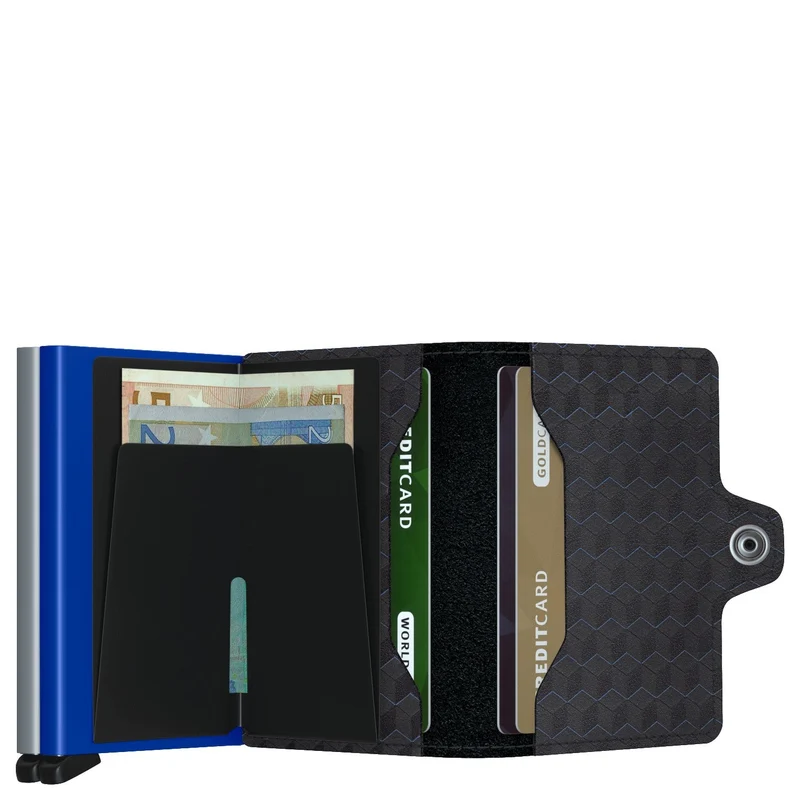 Secrid Optical Twinwallet - Cartera 16cc 10 cm RFID (titanium-blue)
