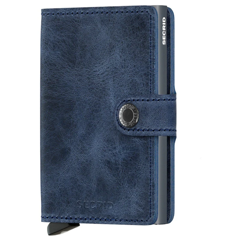 Secrid Vintage Miniwallet - Cartera RFID 6.5 cm (blue)