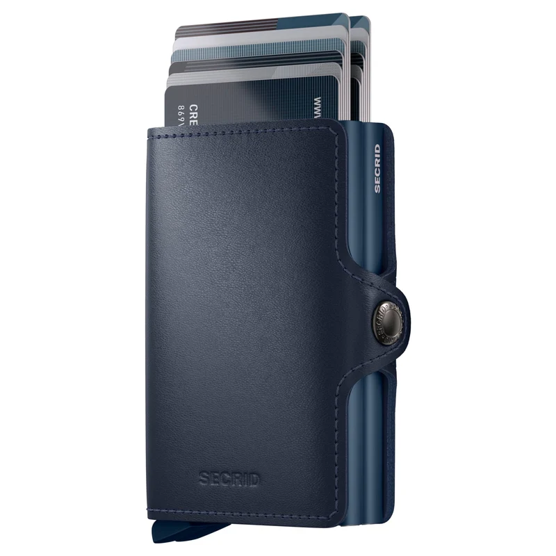 Secrid Original Twinwallet - Cartera RFID 7 cm (navy-navy)