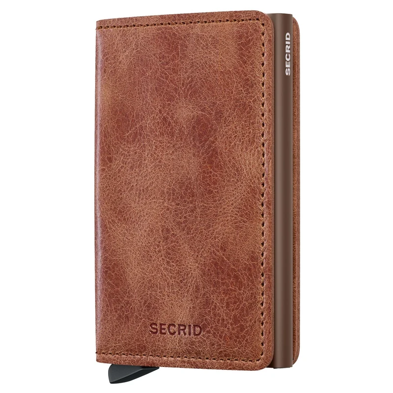 Secrid Vintage Slimwallet - Cartera RFID 6.8 cm (cognac-brown)