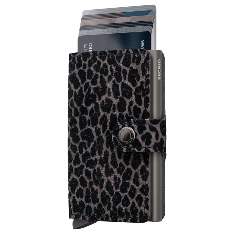 Secrid Miniwallet Leo - Cartera 6cc 10.2 cm RFID (grey)