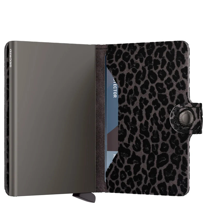 Secrid Miniwallet Leo - Cartera 6cc 10.2 cm RFID (grey)