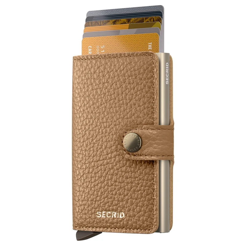 Secrid Miniwallet Pebble - Cartera 6cc 10.2 cm RFID (cappuccino)