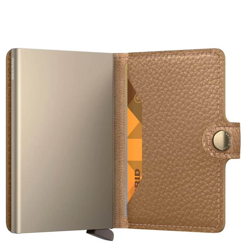 Secrid Miniwallet Pebble - Cartera 6cc 10.2 cm RFID (cappuccino)