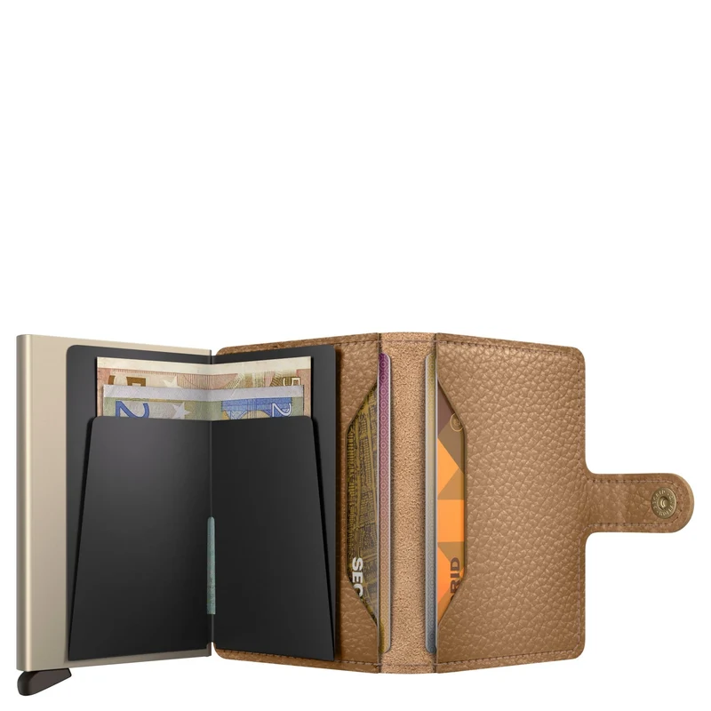 Secrid Miniwallet Pebble - Cartera 6cc 10.2 cm RFID (cappuccino)