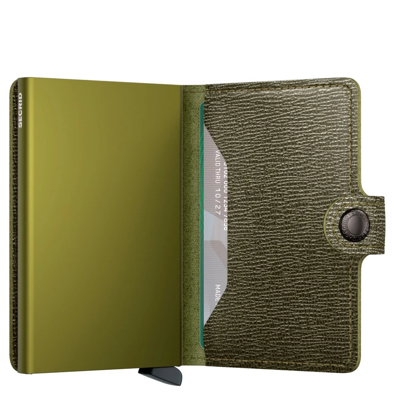 Secrid Crisple Miniwallet - Cartera RFID 6.5 cm (kelp)