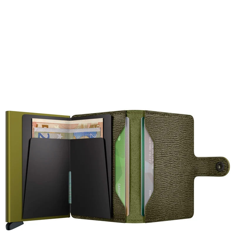 Secrid Crisple Miniwallet - Cartera RFID 6.5 cm (kelp)