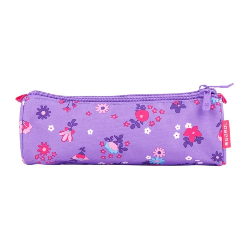 Estuche Tres Cremalleras Violet Gabol