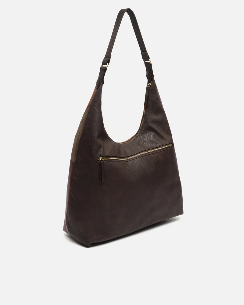 Popu bolso hobo con estampado patchwork ED.