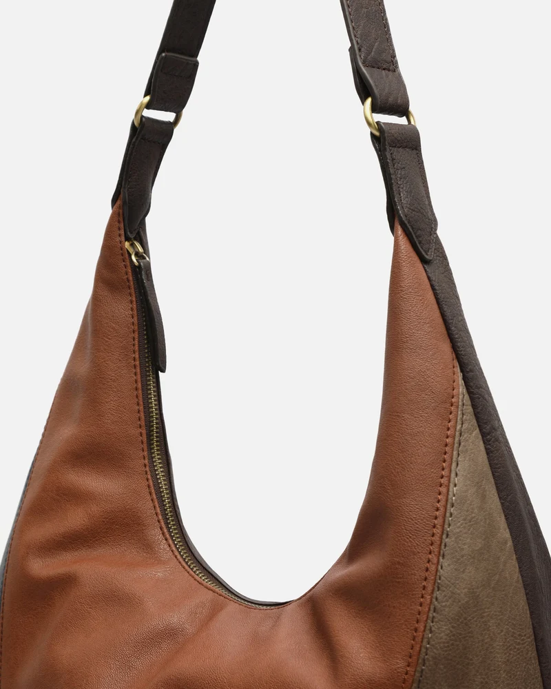 Popu bolso hobo con estampado patchwork ED.