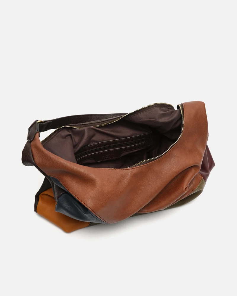 Popu bolso hobo con estampado patchwork ED.