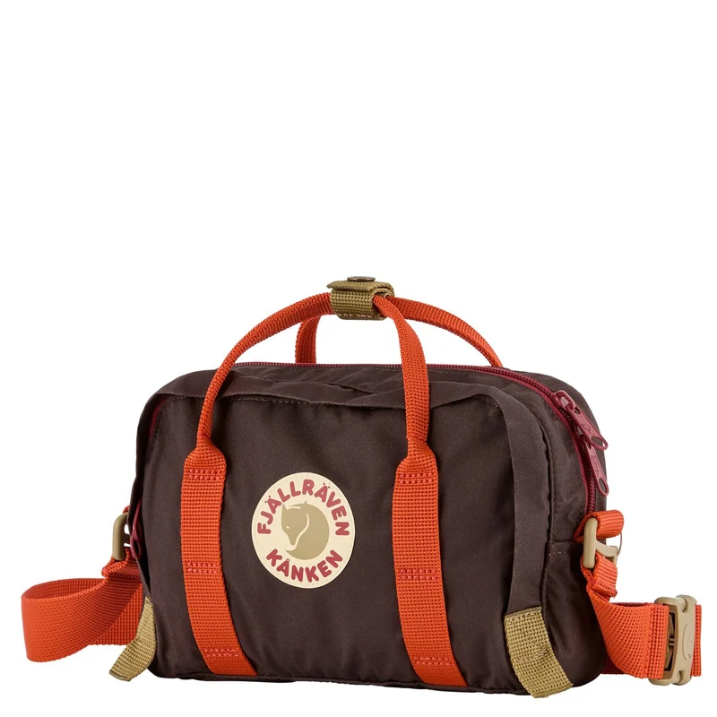 Fjällräven Kånken Koncept - Bolso bandolera 22 cm (black oak-rowan red)