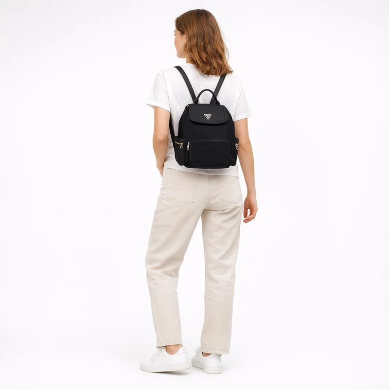 Guess Eco Gemma Backpack - Mochila 32 cm (black)