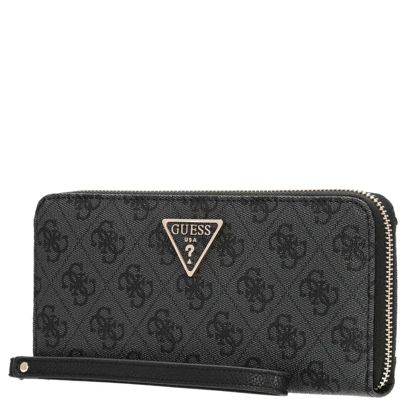 Guess Laurel II SLG Large Zip Around - Cartera 12cc 20.5 cm (coal logo)
