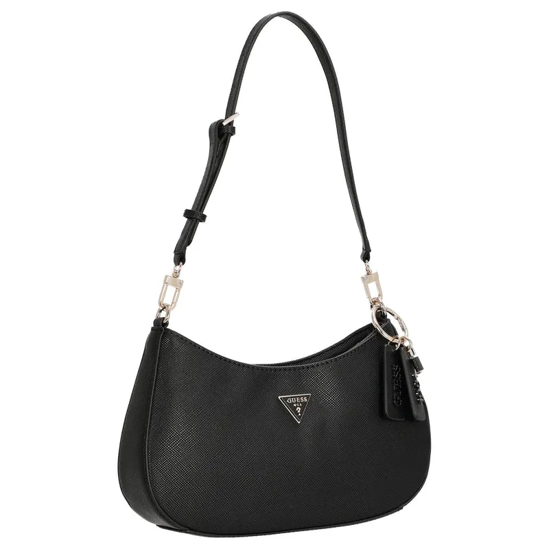 Guess Noelle II Top Zip - Bolso de hombro 28 cm (black)