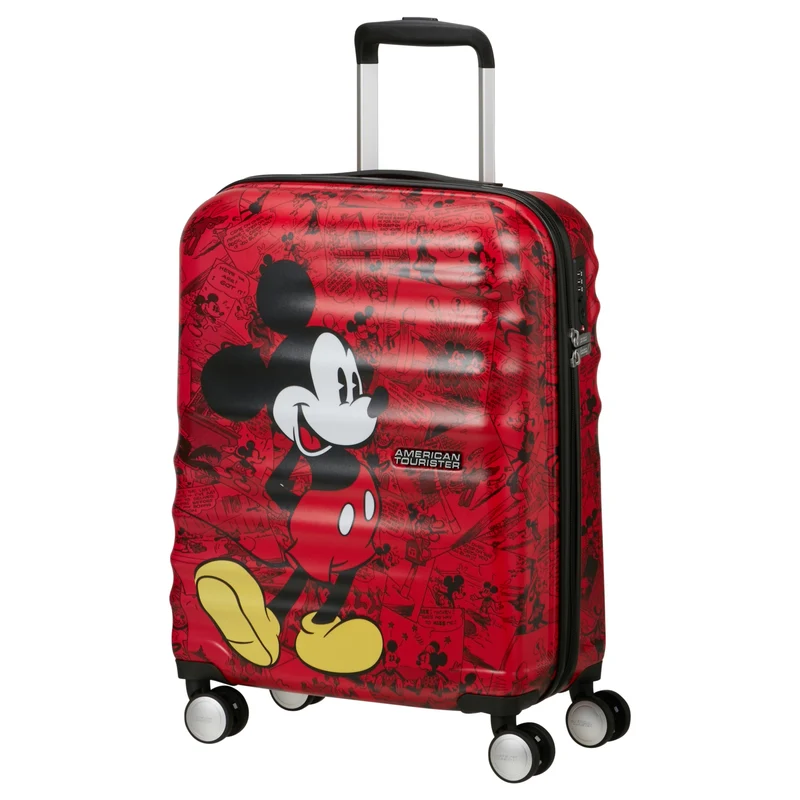 American Tourister Wavebreaker Disney - Trolley de cabina con 4 ruedas 55 cm (rot)