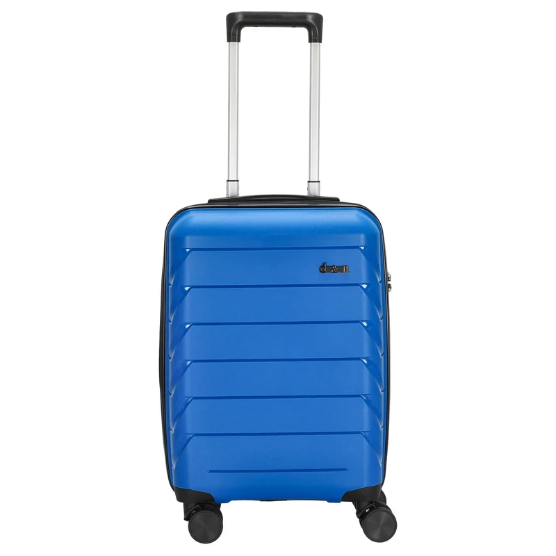 D&N Travel Line 4100 - Maleta de cabina 4 ruedas S 54 cm (azul)