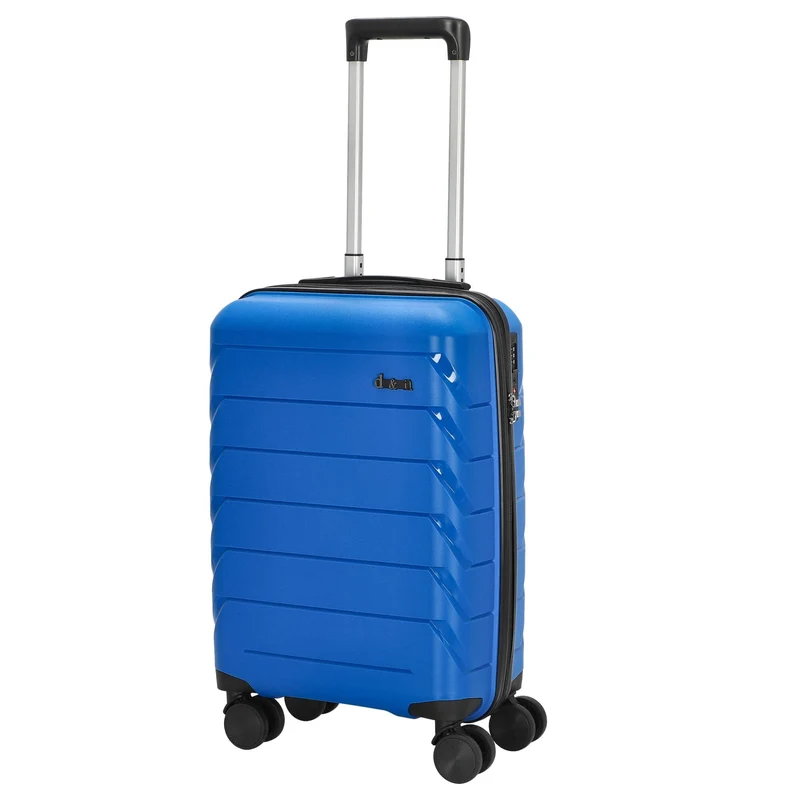 D&N Travel Line 4100 - Maleta de cabina 4 ruedas S 54 cm (azul)